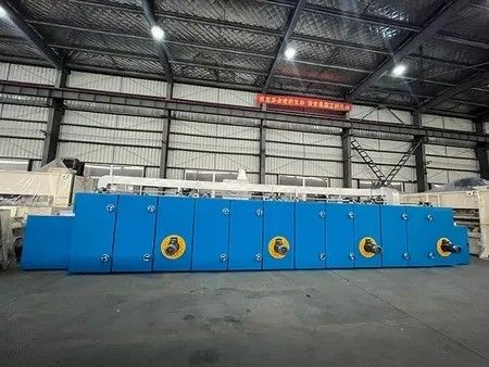 Multiple hot air circulation thermal bonding oven with low power consumtion